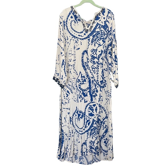 Soft Surroundings Dresses & Skirts - Blue & White Soft Surroundings Maxi Dress